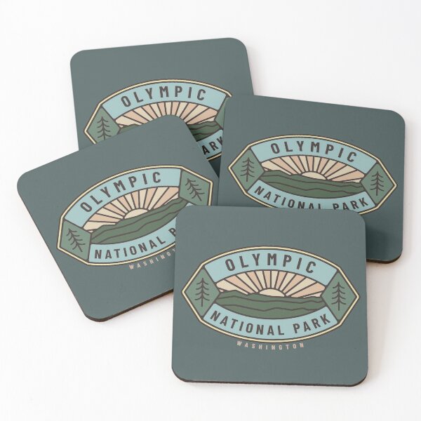 Item preview, Olympic National Park Logo designed and sold by spatiumnatura.