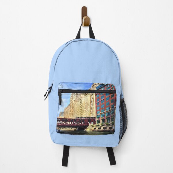 Item preview, Chicago IL - Train on Wells Street Bridge designed and sold by Susan Savad.