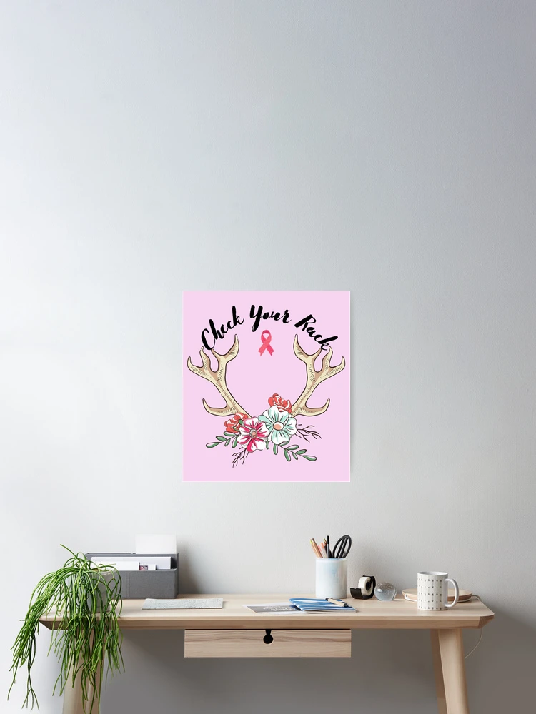 Thumbnail 2 of 3, Poster, Check Your Rack Floral designed and sold by SquirrelCreate.