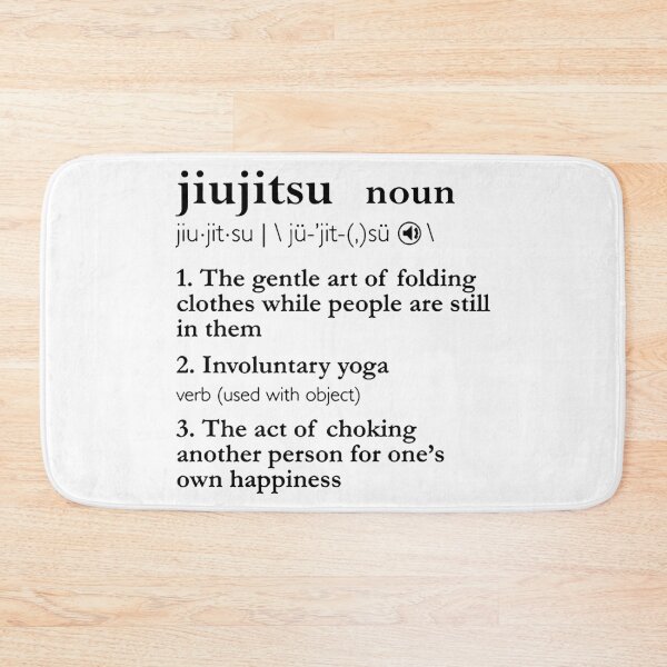 Item preview, brazilian jiu jitsu humor Jiujitsu Gift Premium Art Apparel Essential Motivation Inspiration Joy Mood  Funny Jiu Jitsu designed and sold by DesignByHeartUK.