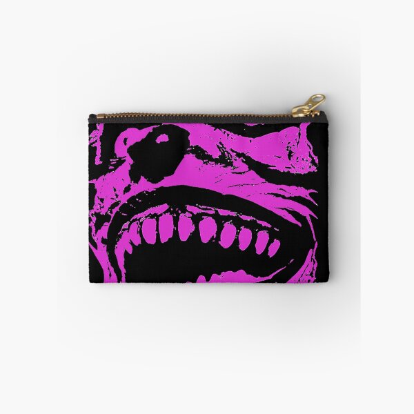 Item preview, pink skull, scary skull, horror, halloween, zombie, ghoul, crazy joker designed and sold by Nostrathomas66.