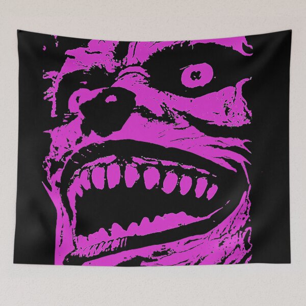 Item preview, pink skull, scary skull, horror, halloween, zombie, ghoul, crazy joker designed and sold by Nostrathomas66.