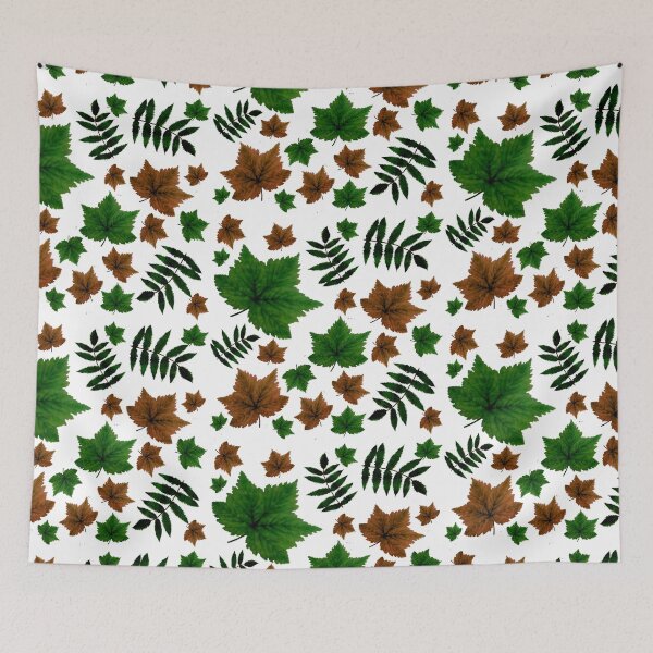 Item preview, Autumn Fallen Leaves Patterned decor designed and sold by Graphroad.