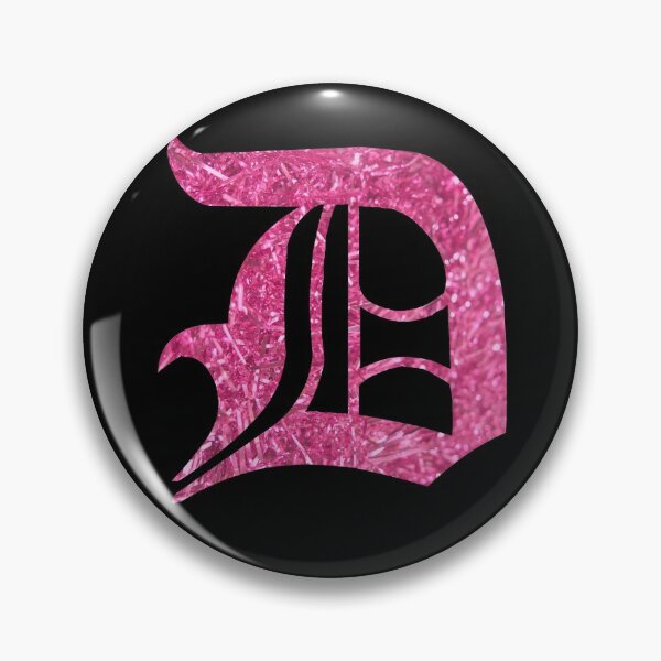 Item preview, The Letter D - Capital Pink Glitter Gothic designed and sold by TheLykosApparel.