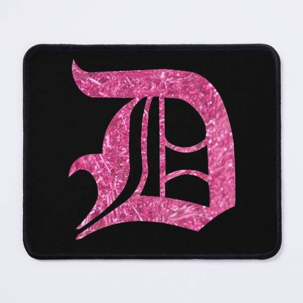 Item preview, The Letter D - Capital Pink Glitter Gothic designed and sold by TheLykosApparel.