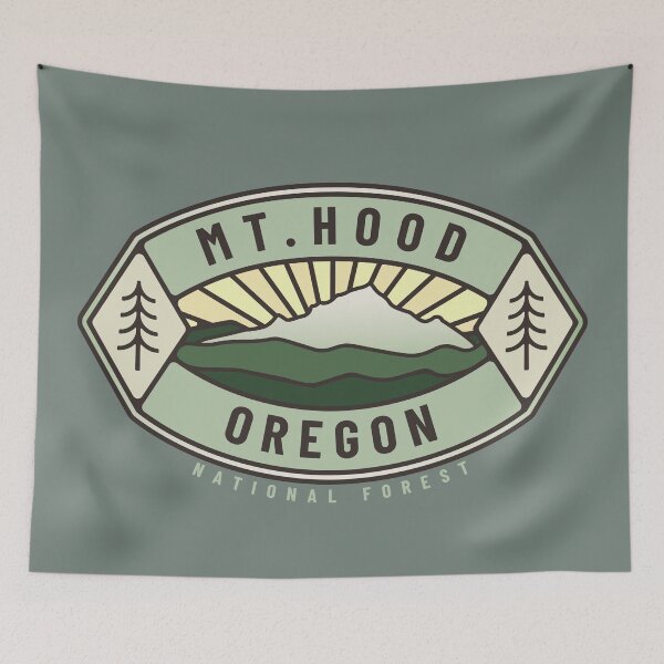 Item preview, Mount Hood National Forest Logo designed and sold by spatiumnatura.