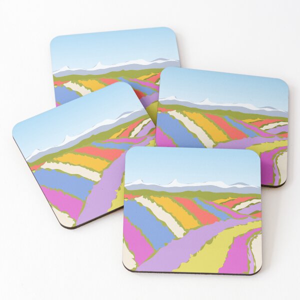 Item preview, Colorful Flower Fields, Furano, Hokkaido, Japan designed and sold by Lyman Creative Co..
