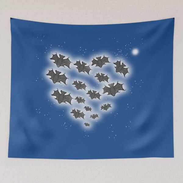 Item preview, Sciame di Pipistrelli nella notte / Bat Swarm in the night  designed and sold by ArcheoNerd.