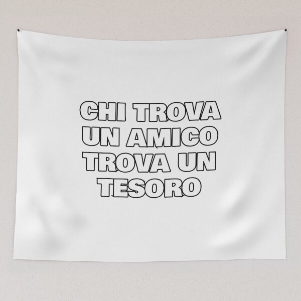 Item preview, Italian sayings - Chi trova un amico trova un tesoro designed and sold by Silviajones.