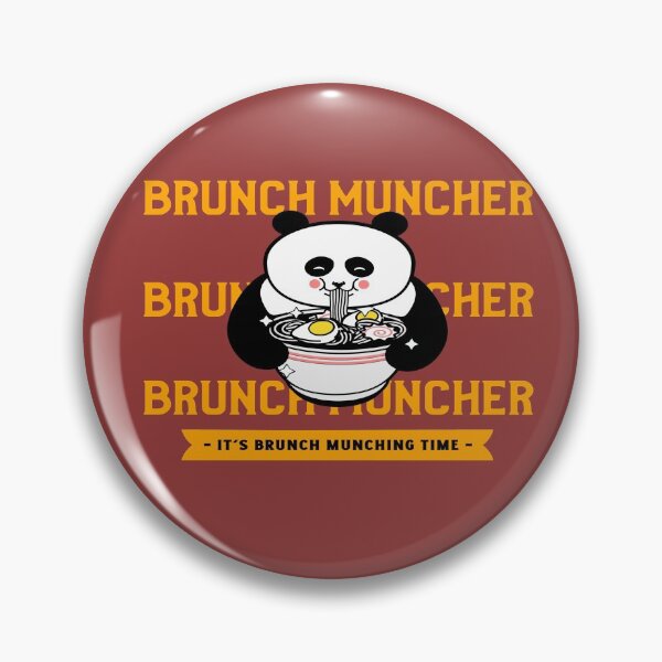 Item preview, Brunch Muncher Its Brunch Munching Time Ramen Noodle Panda designed and sold by LMcDs.
