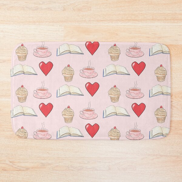 Item preview, Cupcake tea book heart love designed and sold by Lemonshaaark.