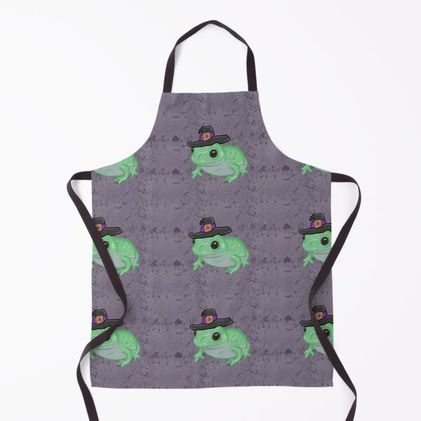 Item preview, Green Witch Frog designed and sold by RoserinArt.
