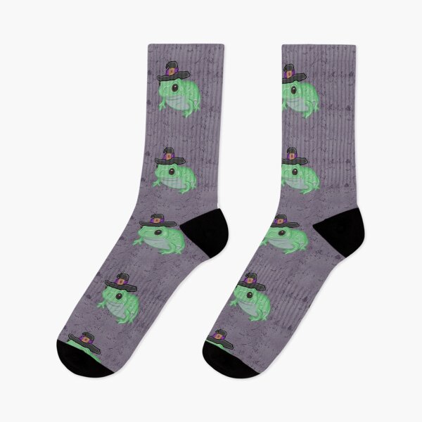 Item preview, Green Witch Frog designed and sold by RoserinArt.