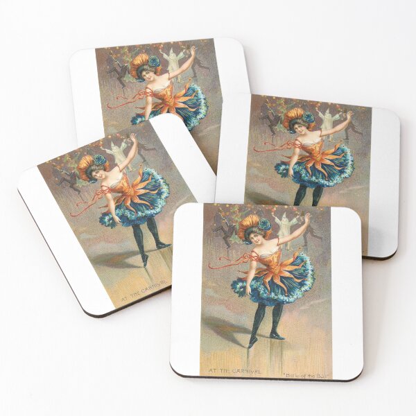 Item preview, At the Carnival Vintage Dancer Illustration designed and sold by Bellathewilde.