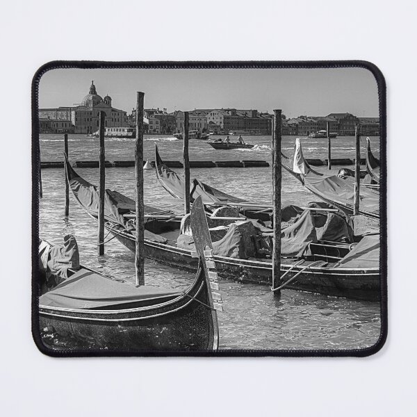 Item preview, Gondolas across from Le Zitelle - B&W designed and sold by tomg.