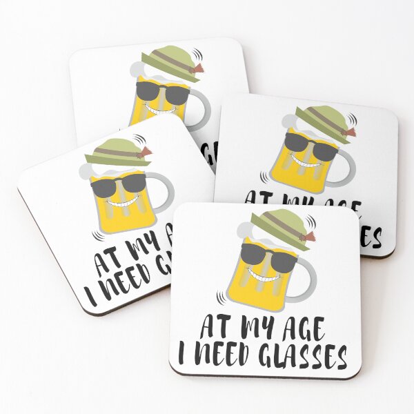 Item preview, At My Age I Need Glasses designed and sold by RAWVANE.