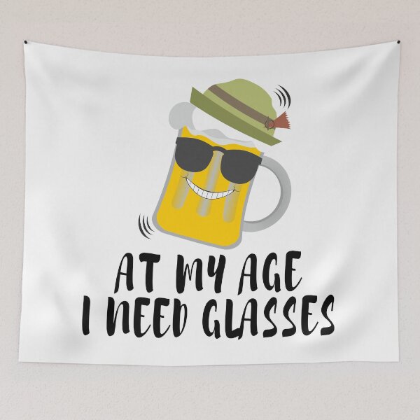 Item preview, At My Age I Need Glasses designed and sold by RAWVANE.