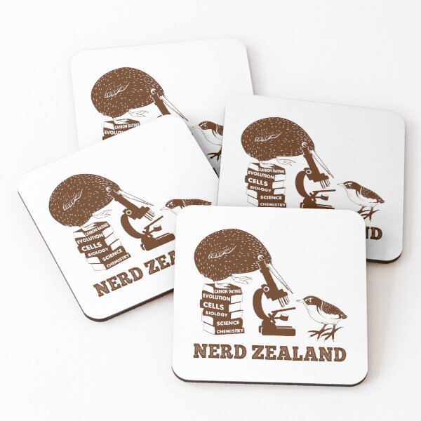 Item preview, Nerd Zealand funny kiwi designed and sold by piedaydesigns.