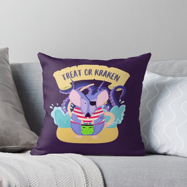 Item preview, Treat Or Kraken Pirate Rat designed and sold by Give Me that Pencil.