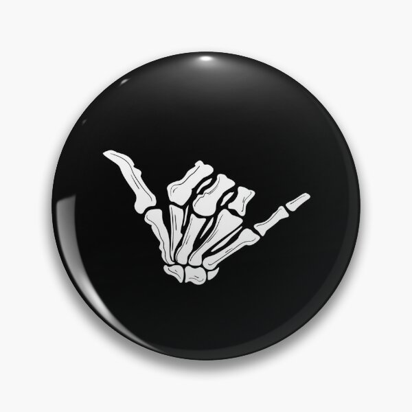 Item preview, Shaka skeleton hand designed and sold by Katelyn George.