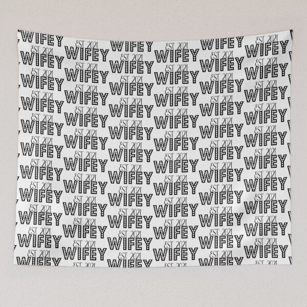 Item preview, Wifey est 2021, name in lights designed and sold by 1No1chick1.