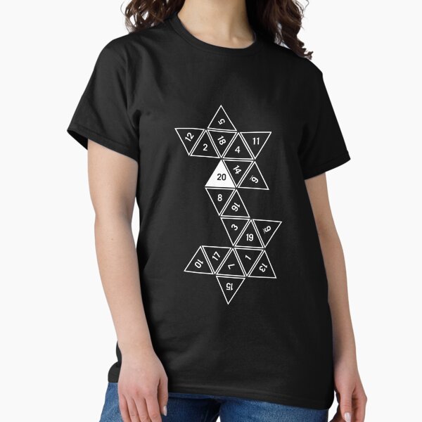 Item preview, Unrolled D20 designed and sold by clarkstpress.