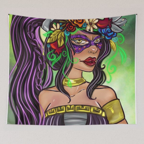 Item preview, Persephone, Queen of the Underworld - Goddess Mask designed and sold by mythictawniowl.