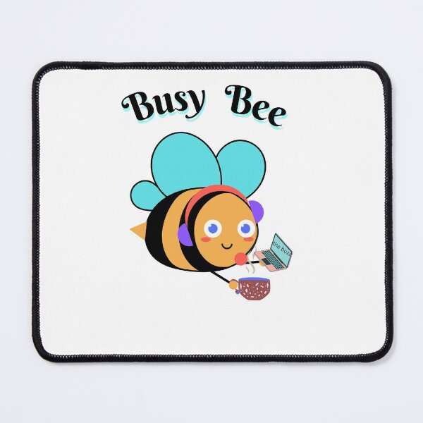 Aperçu de l'œuvre Abeille occupée créée et vendue par MuchMoreMerch.