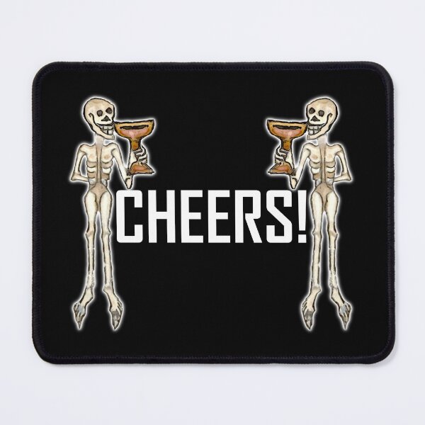Item preview, Skeletons Cheering ArcheoNerdEng Halloween (body white variant) designed and sold by ArcheoNerd.