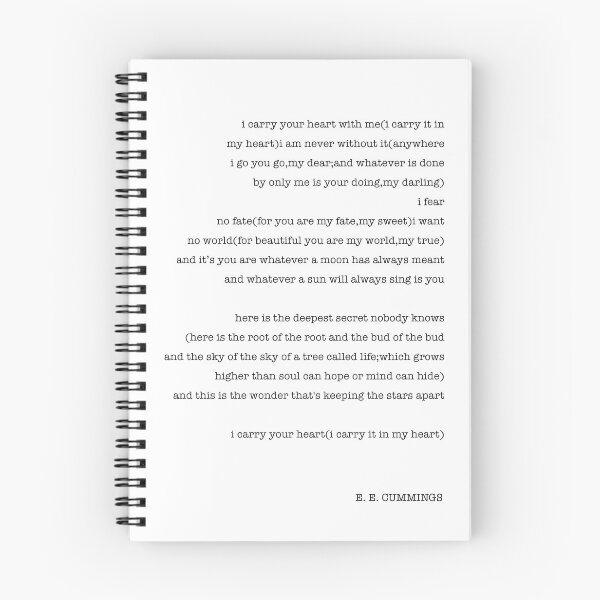 Item preview, i carry your heart with me designed and sold by corbrand.