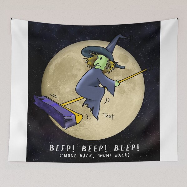 Item preview, Witch Backing Up designed and sold by backinajpg.