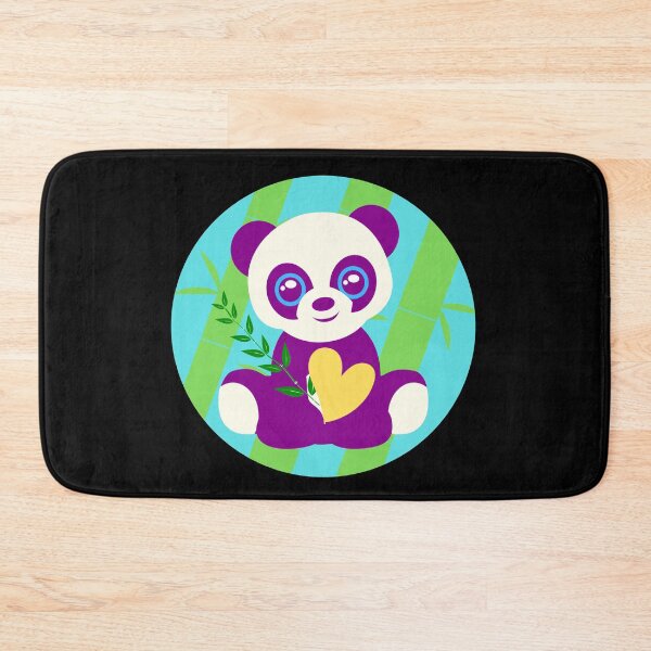 Item preview, Purple panda and bamboo - Panda designed and sold by Jessi-Sketches.