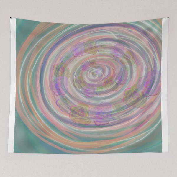 Item preview, Rose Spiral Aquamarine designed and sold by BlueRay1.
