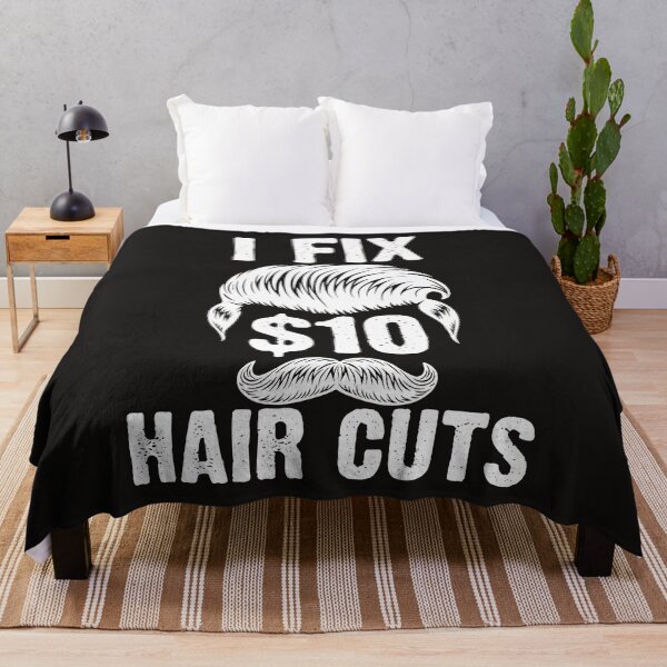 Item preview, I Fix 10 Dollar Hair Cuts barber humor designed and sold by SewnMemories.
