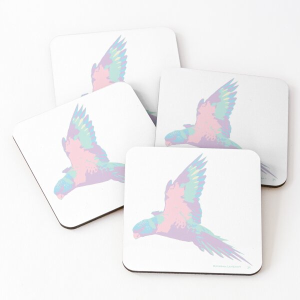 Item preview, Pastel Rainbow Lorikeet designed and sold by pmartdesign.