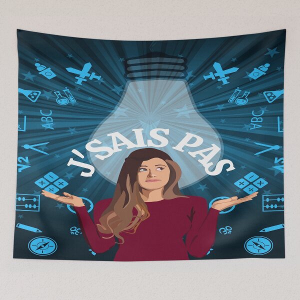 Item preview, J'sais pas (I dunno) designed and sold by Write-to-Rebel.