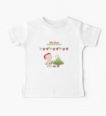 Christmas Products - Baby's First Christmas Baby Tee