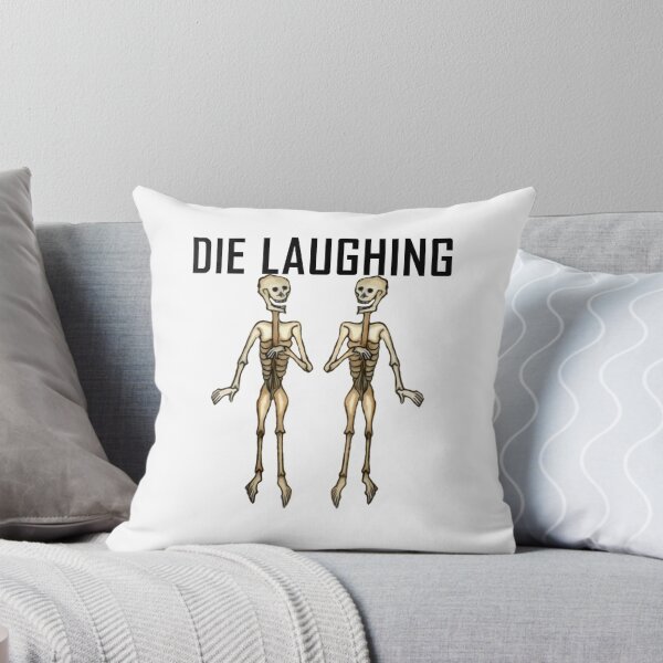 Item preview, Skeletons Die Laughing ArcheoNerdEng Halloween (Black variant) designed and sold by ArcheoNerd.