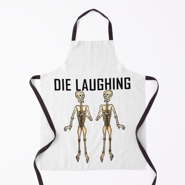 Item preview, Skeletons Die Laughing ArcheoNerdEng Halloween (Black variant) designed and sold by ArcheoNerd.