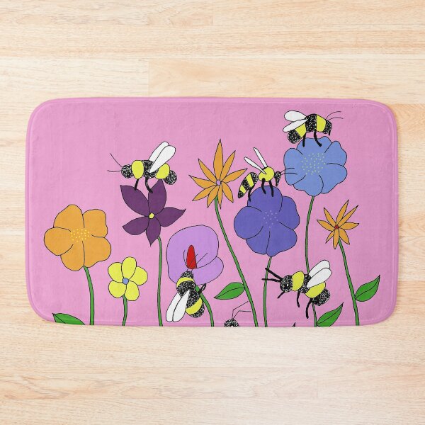 Item preview, Flowers and bees designed and sold by AnnieHines.