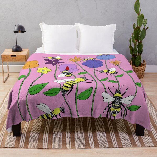 Item preview, Flowers and bees designed and sold by AnnieHines.