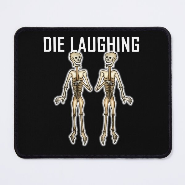 Item preview, Skeletons Die Laughing ArcheoNerdEng Halloween (White variant) designed and sold by ArcheoNerd.