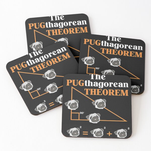Item preview, Pythagorean theorem Pug Dog Math Teacher designed and sold by StarcyWol.