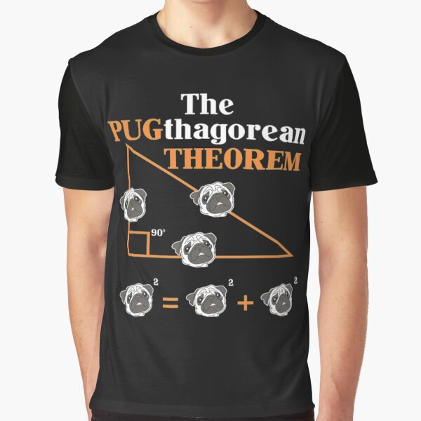 Item preview, Pythagorean theorem Pug Dog Math Teacher designed and sold by StarcyWol.