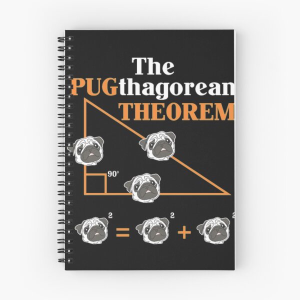 Item preview, Pythagorean theorem Pug Dog Math Teacher designed and sold by StarcyWol.