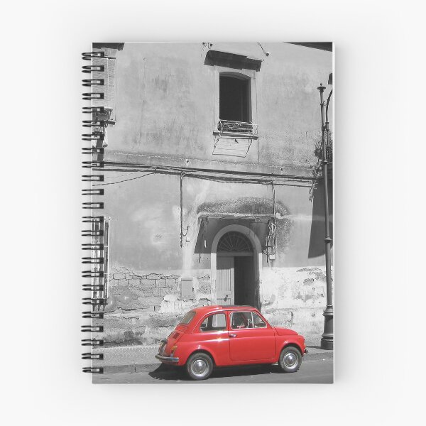 Item preview, Italy Mini Red Car Black and White designed and sold by MoClan-Graphics.