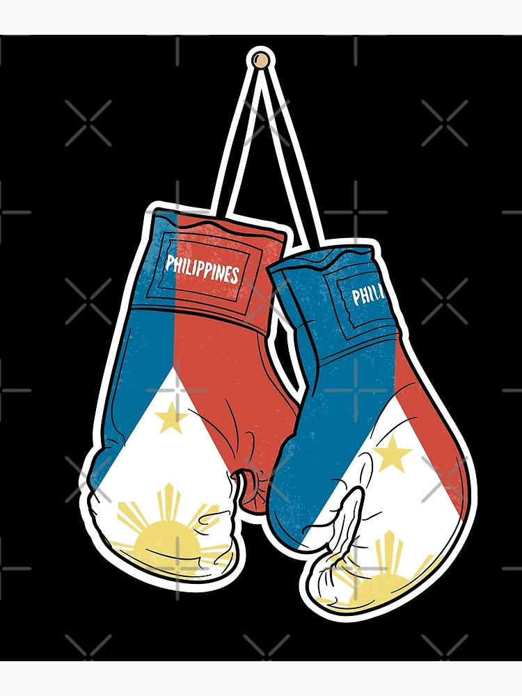 Filipino Boxing Gloves Philippines Flag | Poster