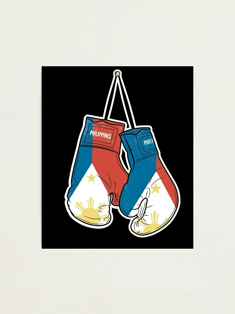 “Filipino Boxing Gloves Philippines Flag” Photographic Print for Sale