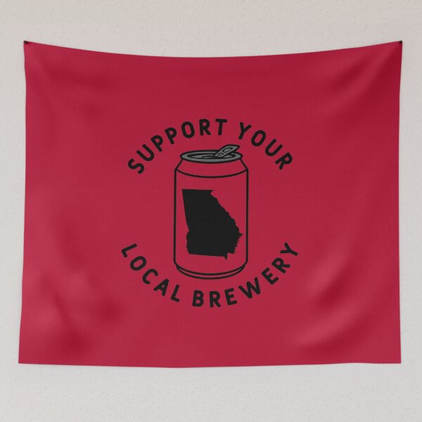 Item preview, Support Your Local Brewery Georgia designed and sold by fearcity.