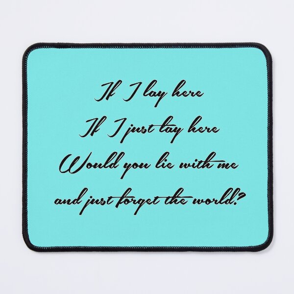 Item preview, If I lay here designed and sold by cristinaandmer.
